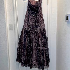 Strapless Plum Formal